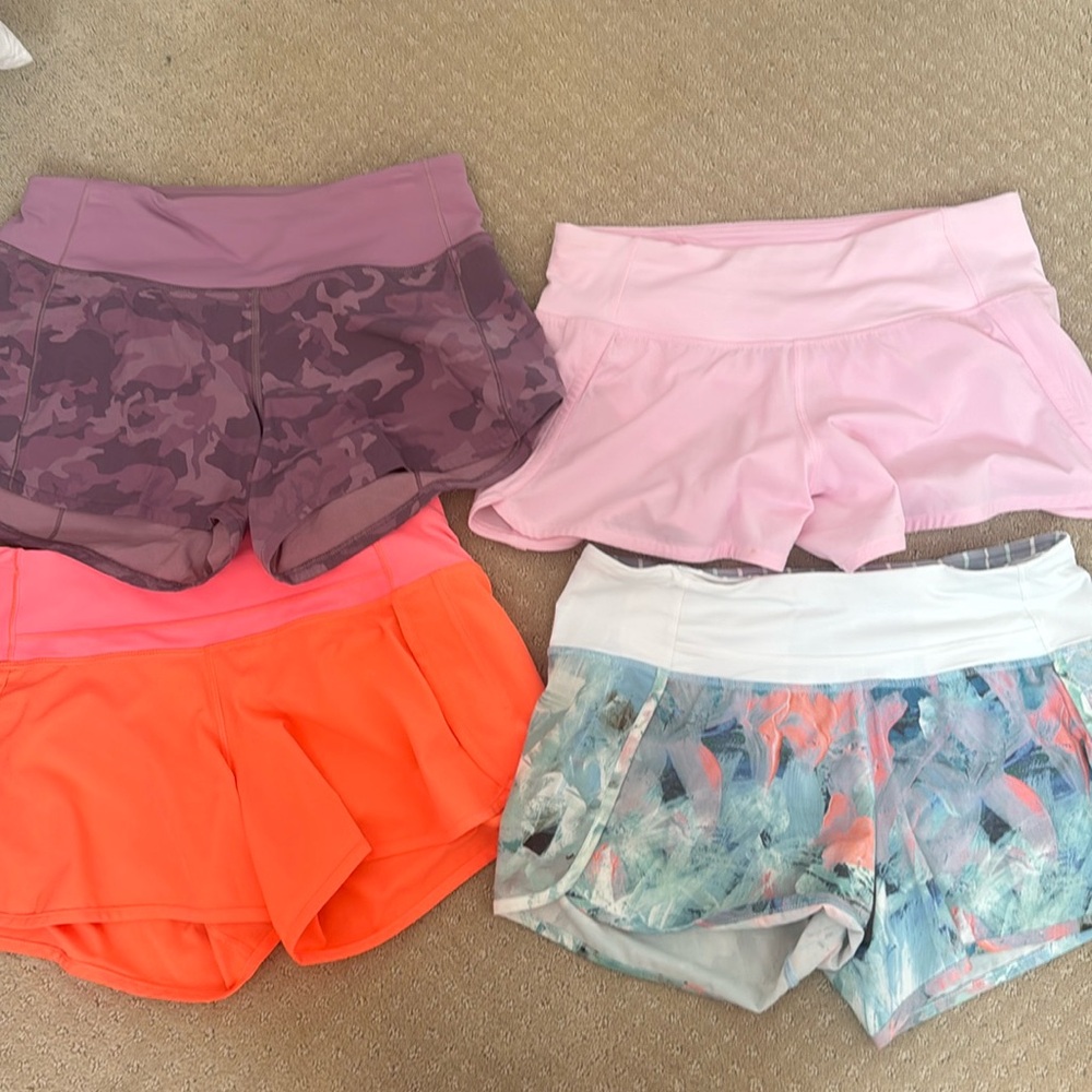 Lululemon size 4 women’s shorts